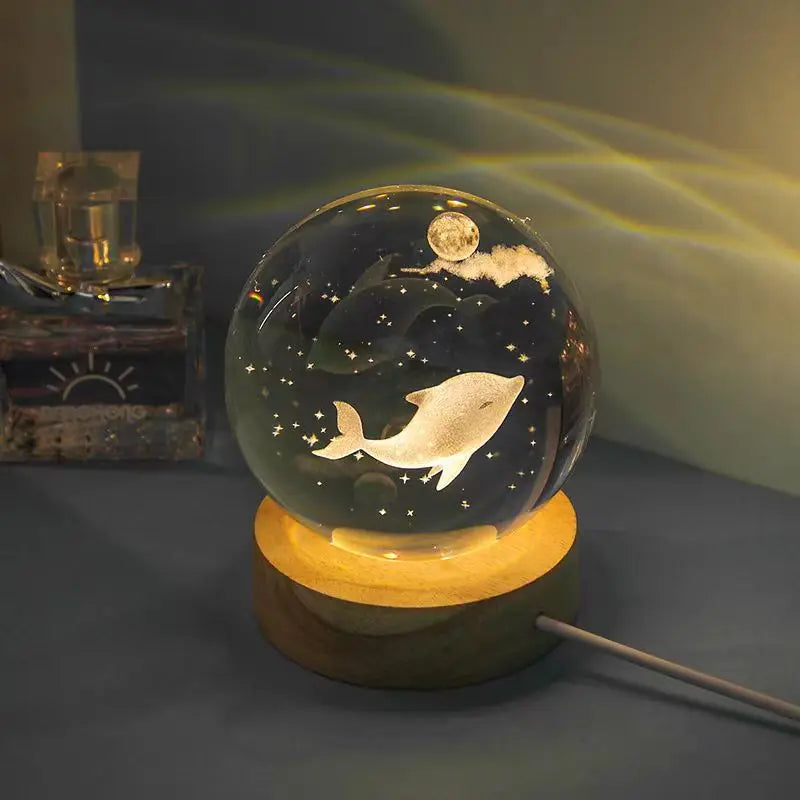 Mini Galaxy Crystal Night Light