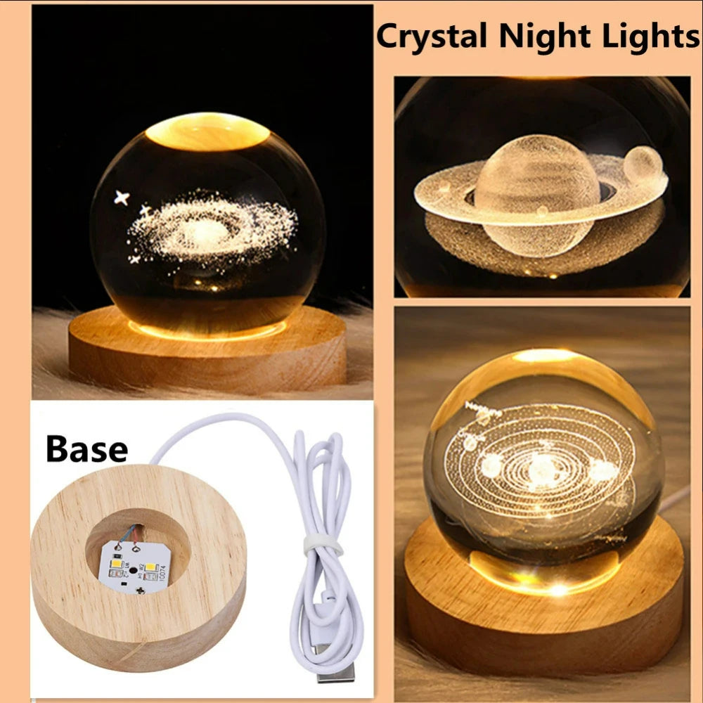 Mini Galaxy Crystal Night Light