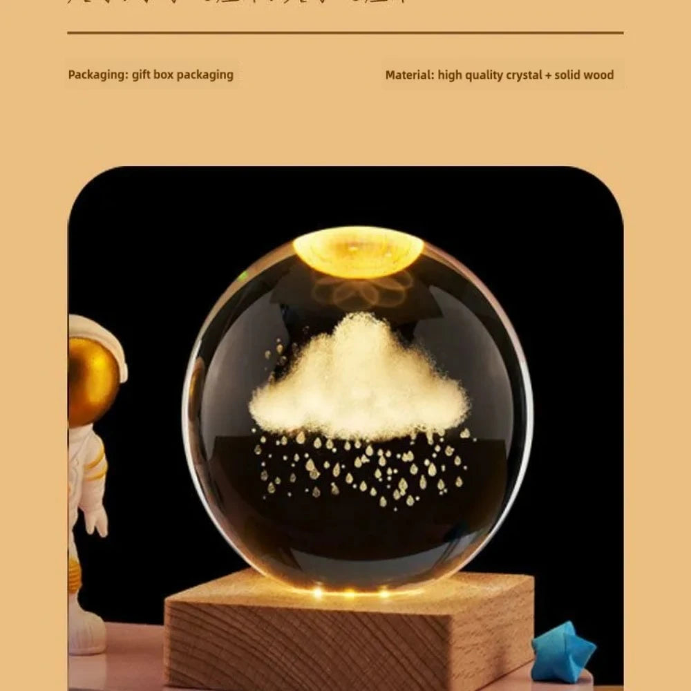 Mini Galaxy Crystal Night Light