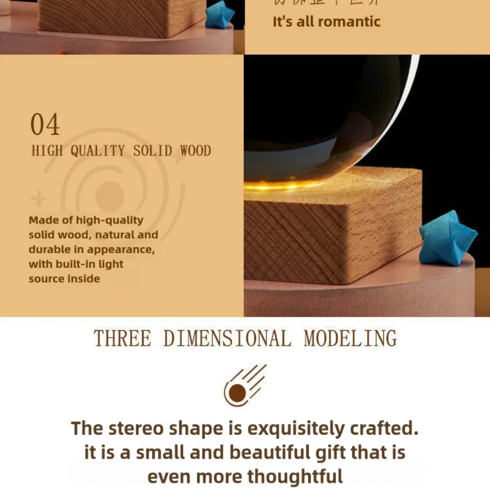 Mini Galaxy Crystal Night Light