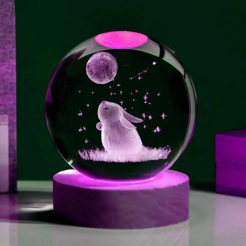 Mini Galaxy Crystal Night Light